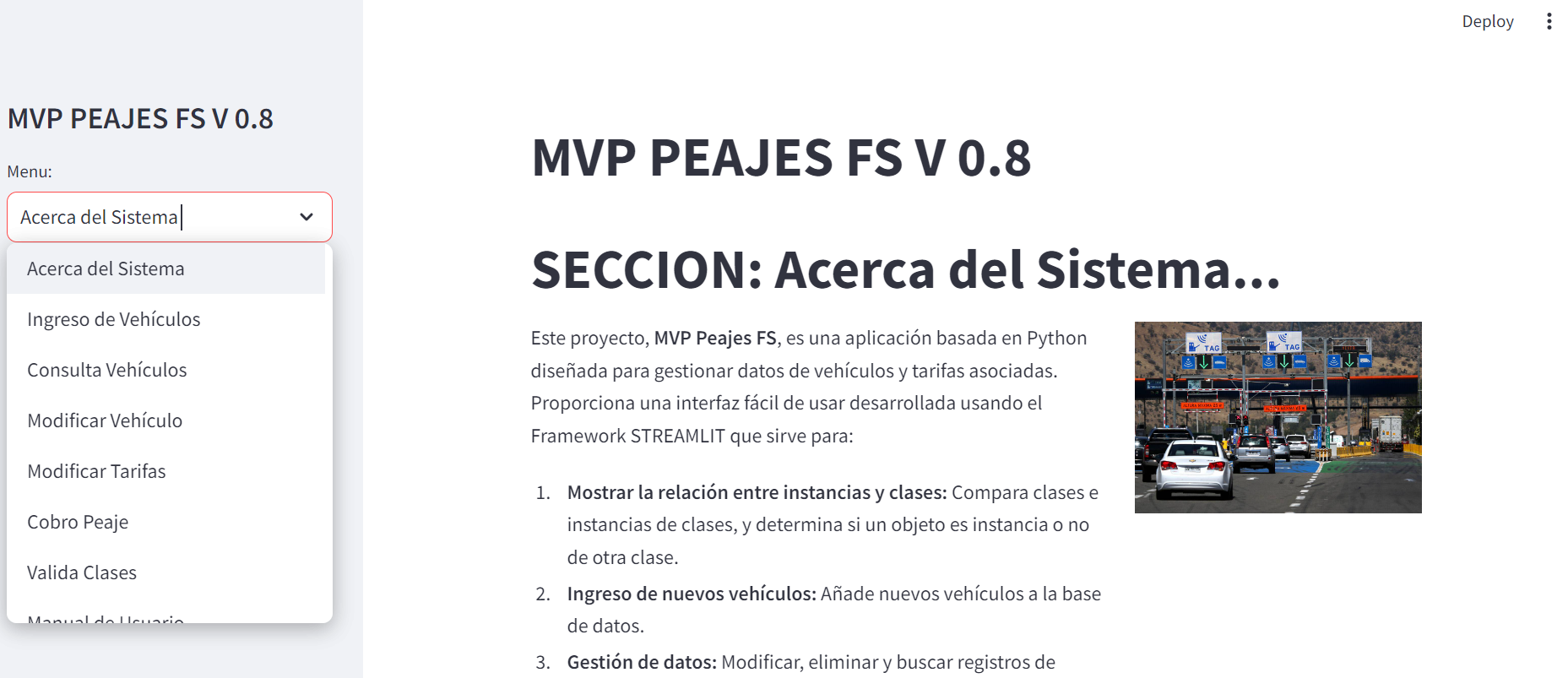 MVP PeajesFS v0.8